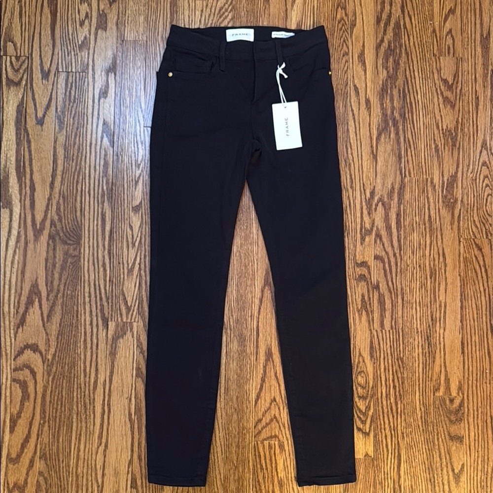 Black Skinny Frame Jeans